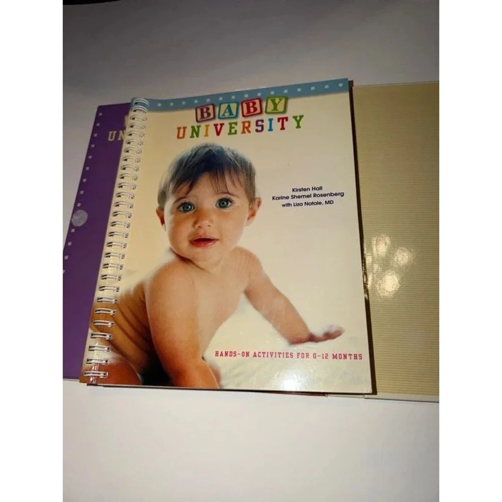 Baby university book and flashcards